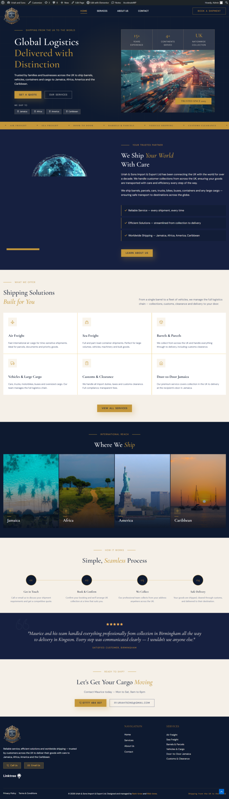 Uriah & Sons Import & Export Ltd
